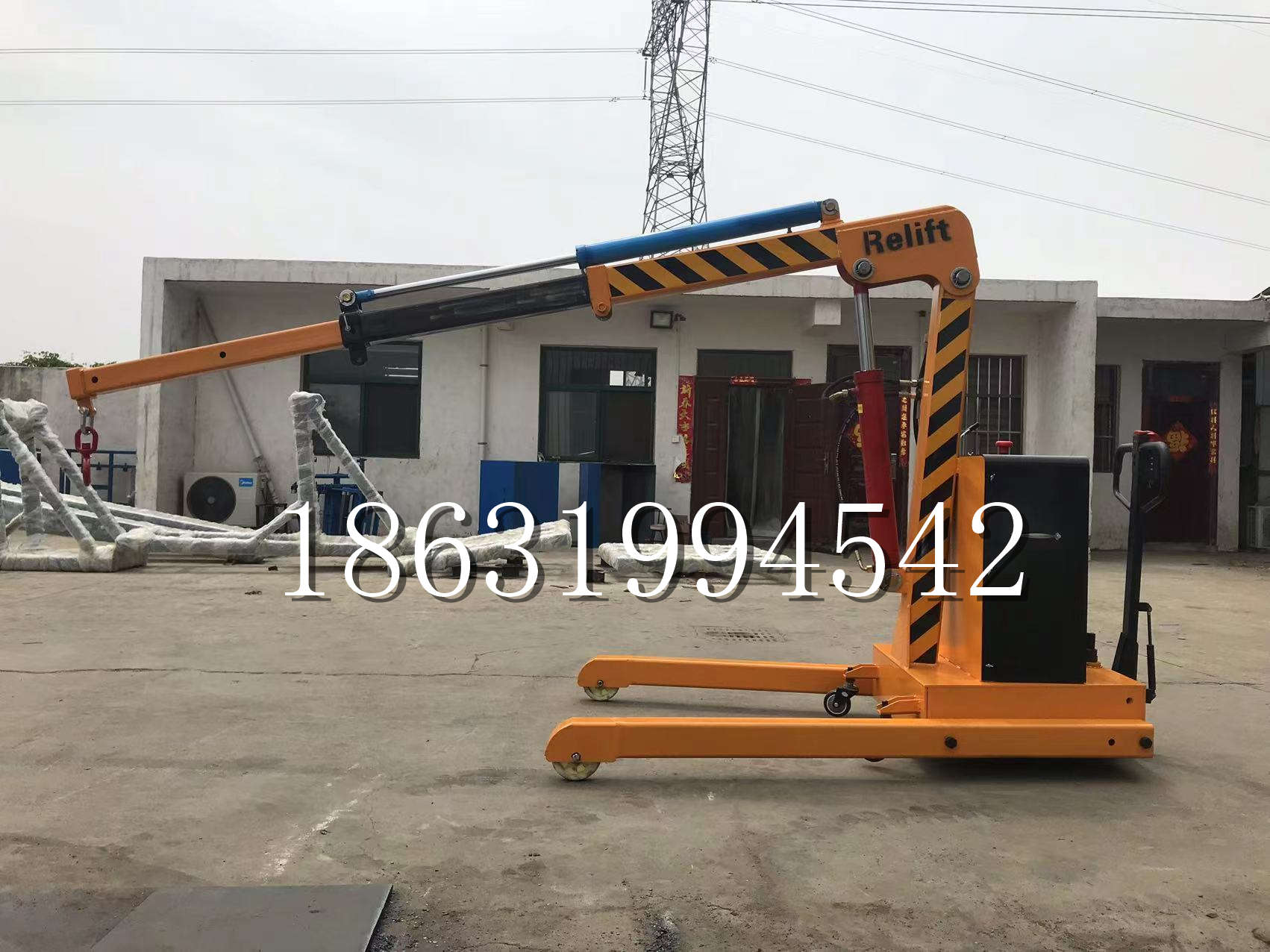 双阳区久征定做3吨三轮随车吊 农用园林绿化移树吊 平板工程用小吊机